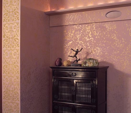 Фактурное декоративное покрытие Энкаусто с натуральной мраморной крошкой и перламутровым свечением. Создает ажурный рисунок "под мрамор". особо прочное покрытие, возможна влажна уборка. Подчеркнет индивидуальность и хороший вкус владельца.