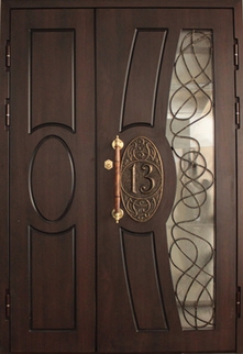 Входные металлические двери в дом от компании "Знаток"