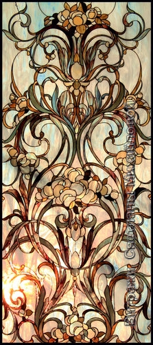 Художественные витражи из наборного цветного стекла в классических техниках для декорации интерьеров. Разработка и изготовление
