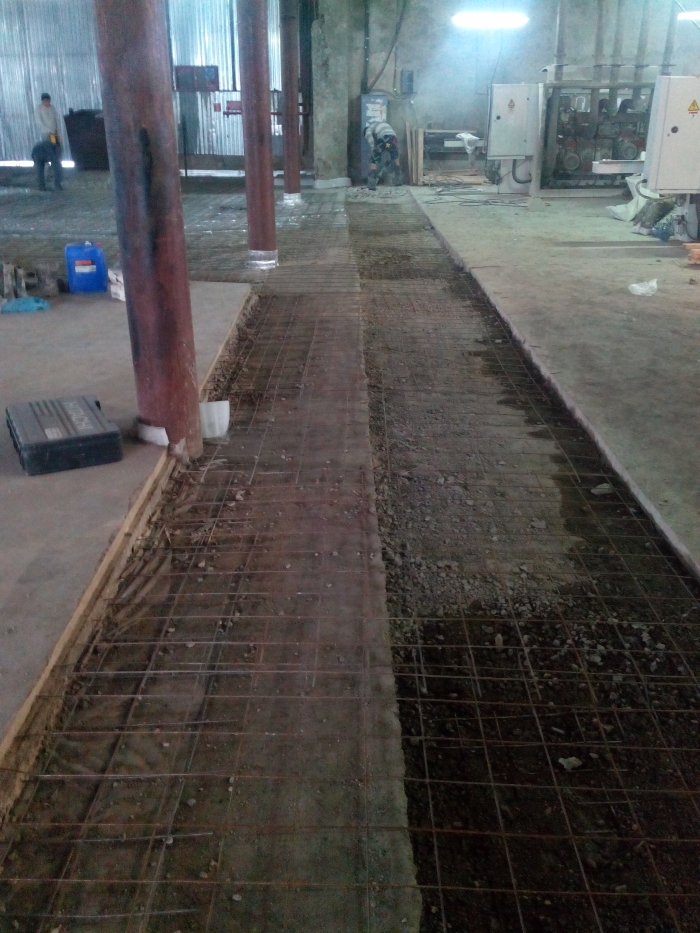 Выполнение работ по ремонту бетонного пола